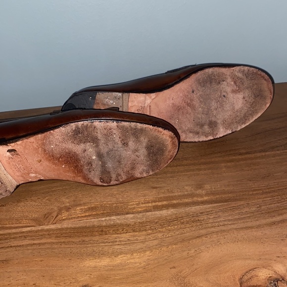 Johnston & Murphy Stanza loafers color chestnut size 10 1/2 Wide - Picture 5 of 5